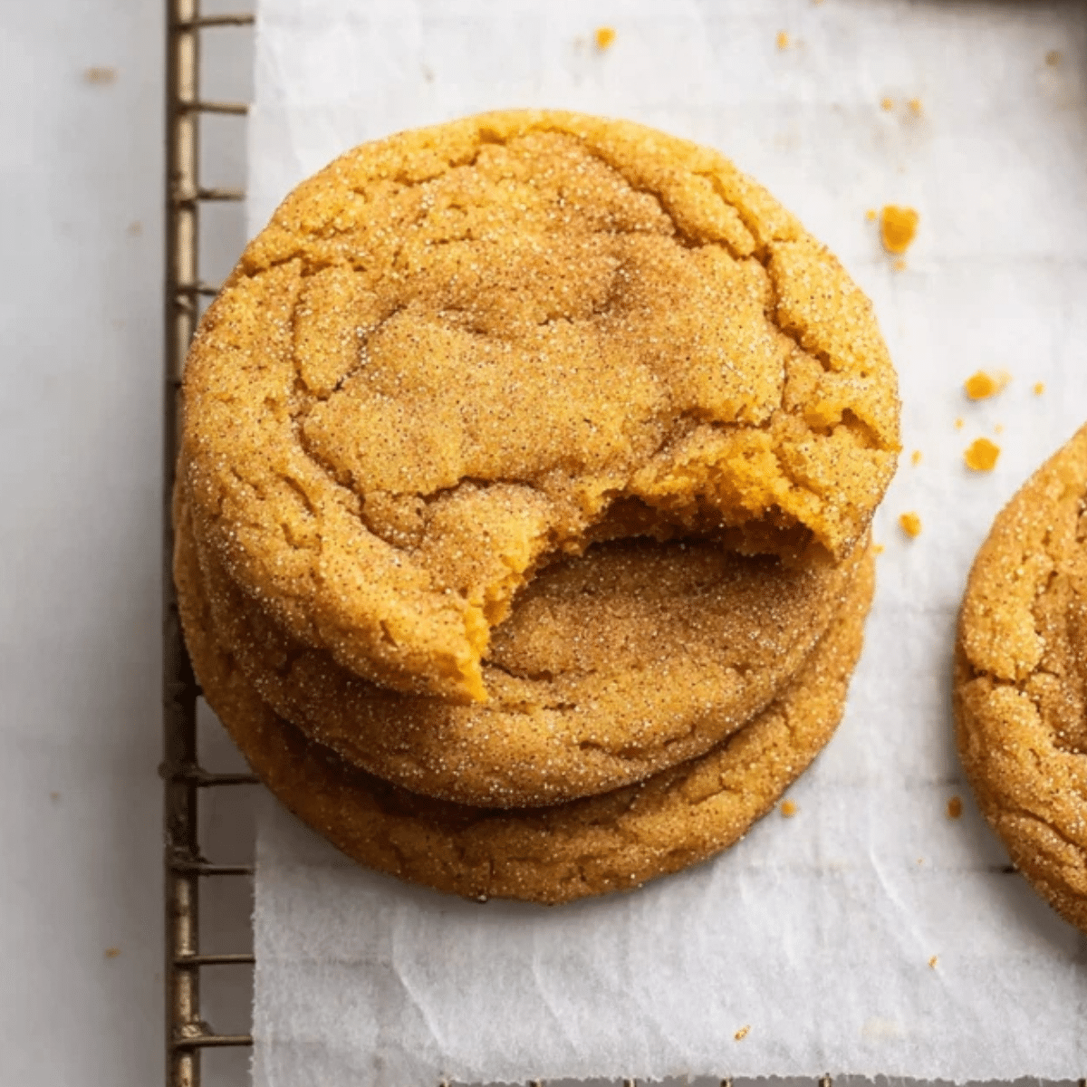 Chewy Pumpkin Snickerdoodles Recipe – Best Fall Cookies Ever - Yummy Temple