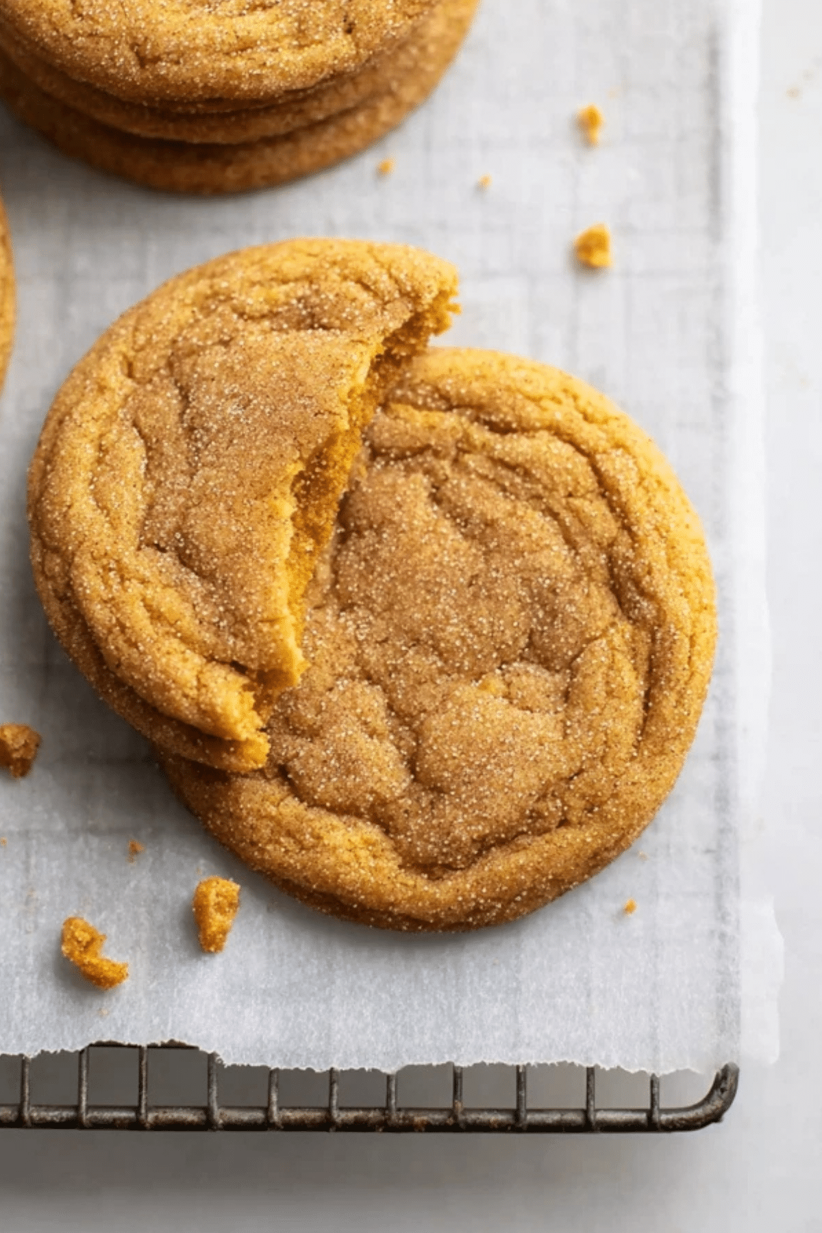 Chewy Pumpkin Snickerdoodles Recipe – Best Fall Cookies Ever - Yummy Temple