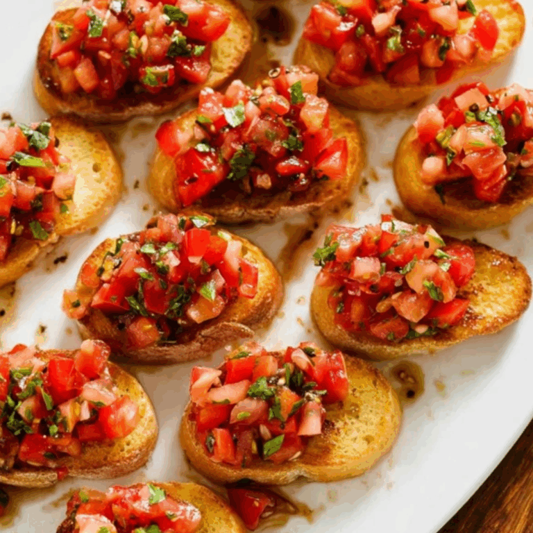 Classic Bruschetta Recipe – Simple & Tasty Italian Snack - Yummy Temple