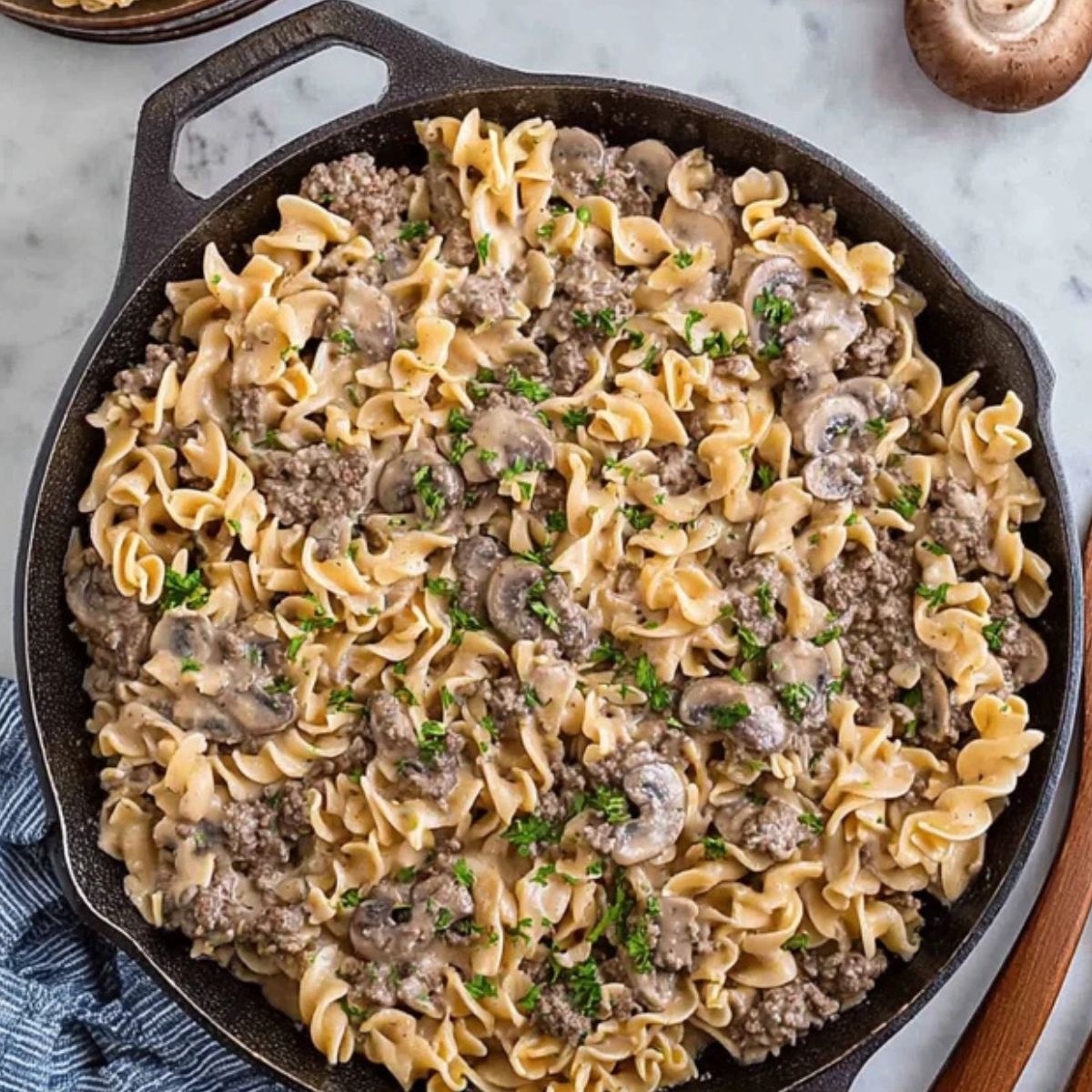 Ground Beef Stroganoff – Easy & Creamy Comfort Food - Yummy Temple
